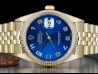 Rolex|Datejust 36 Gold Blu Jubilee Blue Jeans Jubilee Arabic Dial|16238